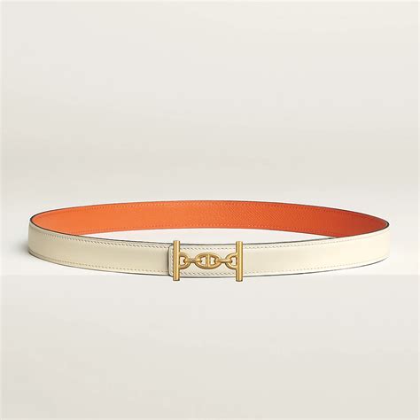 hermes calfskin belt|Lagune belt buckle & Reversible leather strap 24 mm.